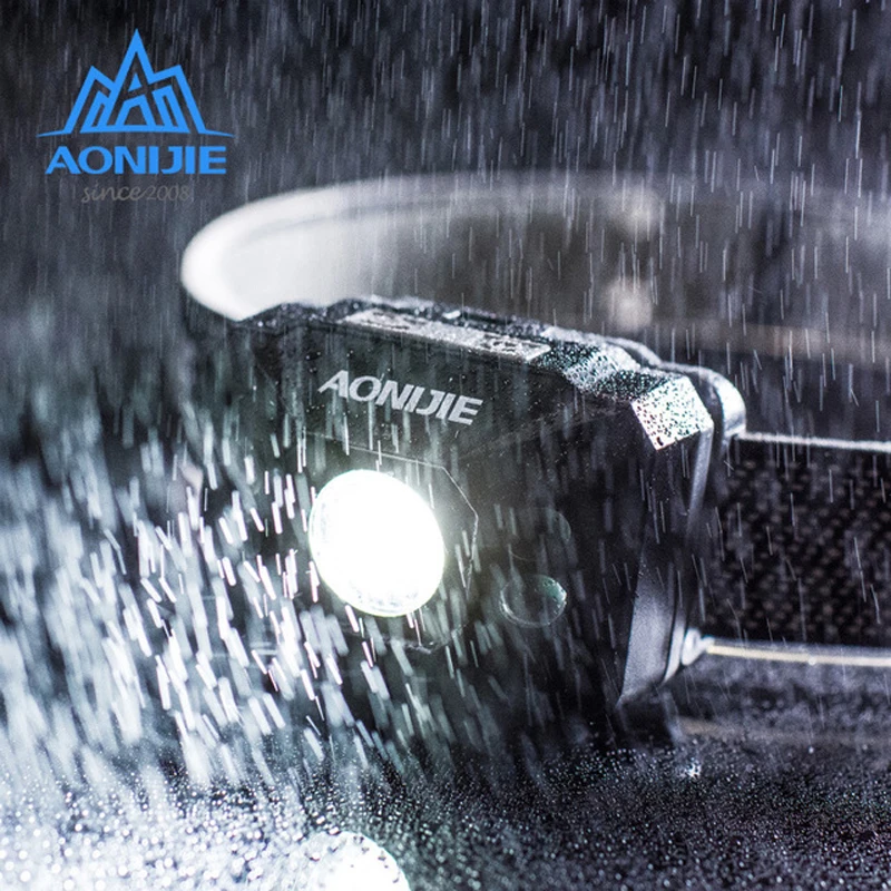 AONJIE E4082 Водонепроницаемый Регулируемый чувствительный светодиодный для фар, фонарей, проблесковых маяков свет для бега рыбалки кемпинга пешего туризма езды на велосипеде