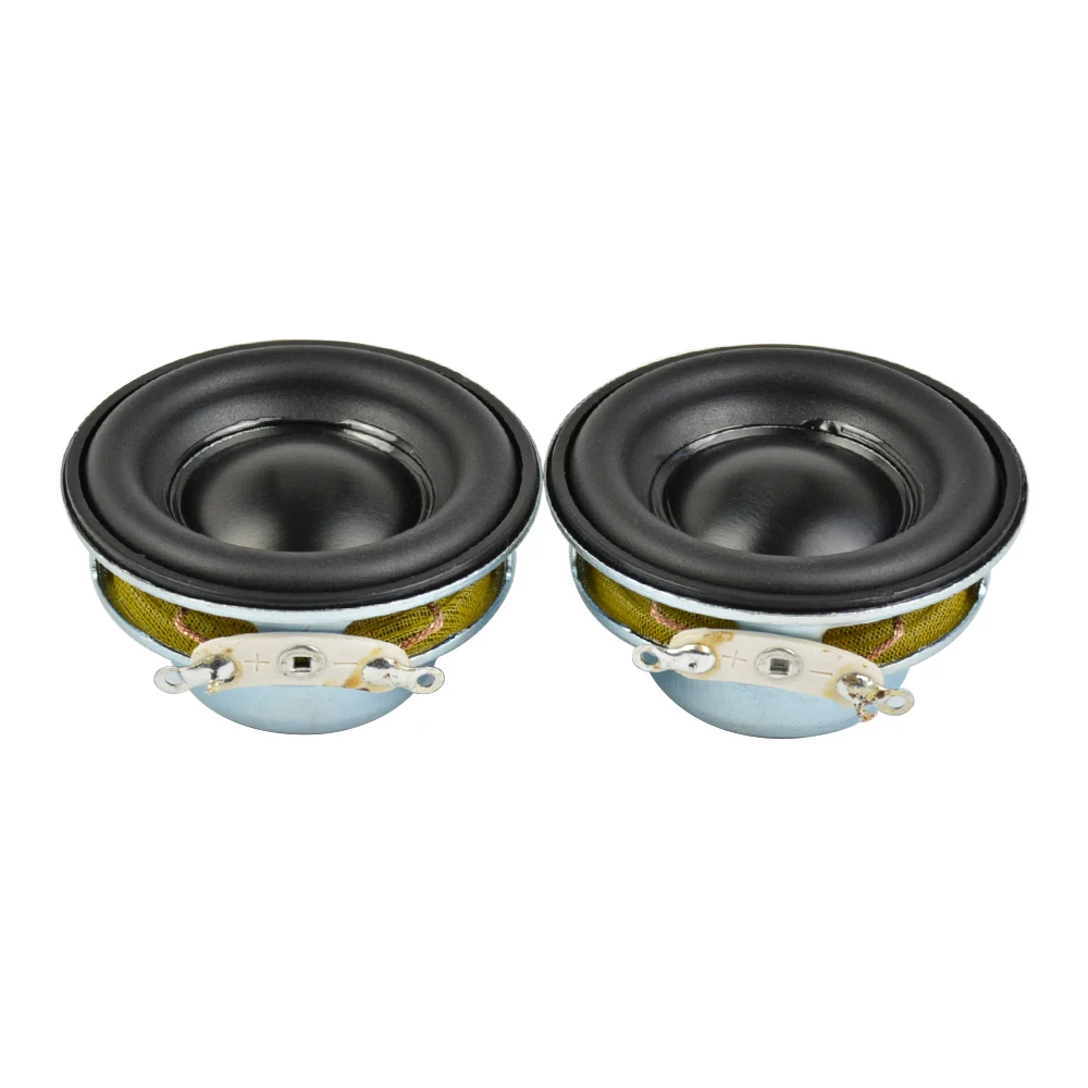 AIYIMA 2Pcs 40MM Mini Audio Portable Speakers 16 Core 4 Ohm 5W Full Range Speaker Rubber Side NdFeB Magnetic Speaker 3