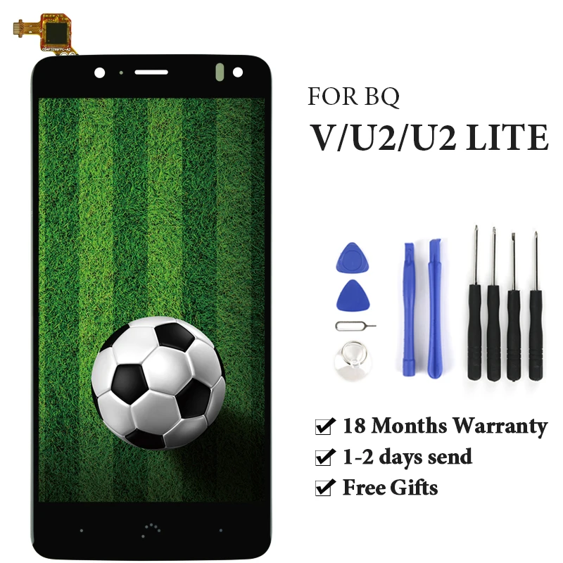 

For BQ Aquaris U2/ U2 Lite LCD Dispaly 5.2'' No Dead Pixel Panel Assembly Parts For BQ Aquaris V/ U2/ U2 Lite LCD Touch Screen