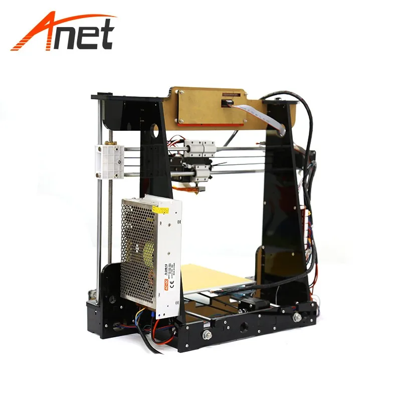 Anet DIY A8 3d принтер акриловая рамка Prusa i3 RepRap Высокая точность 220*220*240 мм Размер для