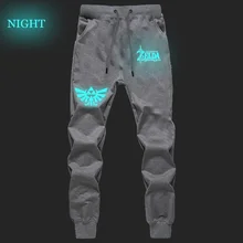 Легенда о Зельде светящиеся повседневные свободные спортивные штаны летние спортивные карманы модные бег трусцой брюки высокого качества