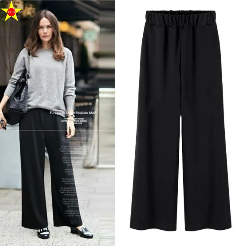 Женские повседневные брюки большие размеры 5XL Осень зима 2019|wide leg pants|casual womans pantsleg