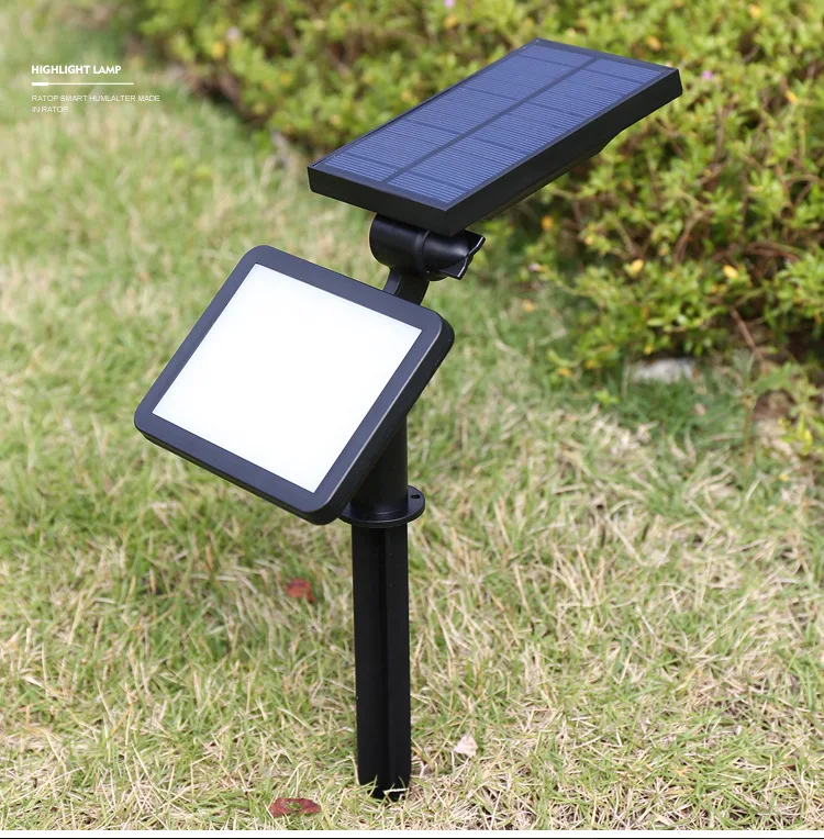 Modo de Montagem na Parede de Casa à Prova Lâmpada do Gramado do Jardim Luz de Energia Água Levou Solar 48 5 d' de Casa À Prova D' Água LEVOU