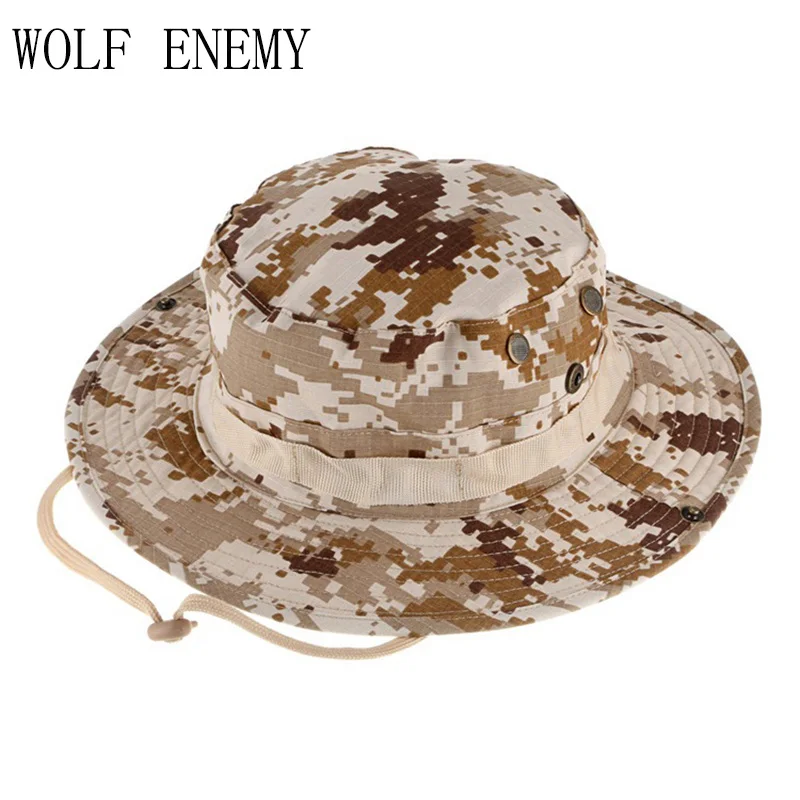 High Quality Tactical Airsoft Sniper Camouflage Boonie Hats Men and