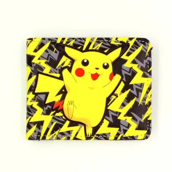 

wholesale online 3d Pattern Designer pokemon pikachu batman wallets for man woman ID Card Case with zip pocket