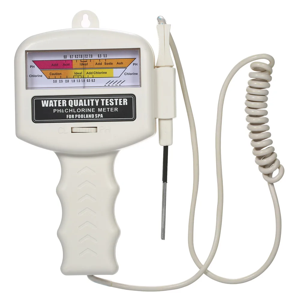 

PH Meter Digital Water Quality Tester PH CL2 Chlorine Water Tester Level Meter Water Detector for Swimming Pool Spa Aquarium