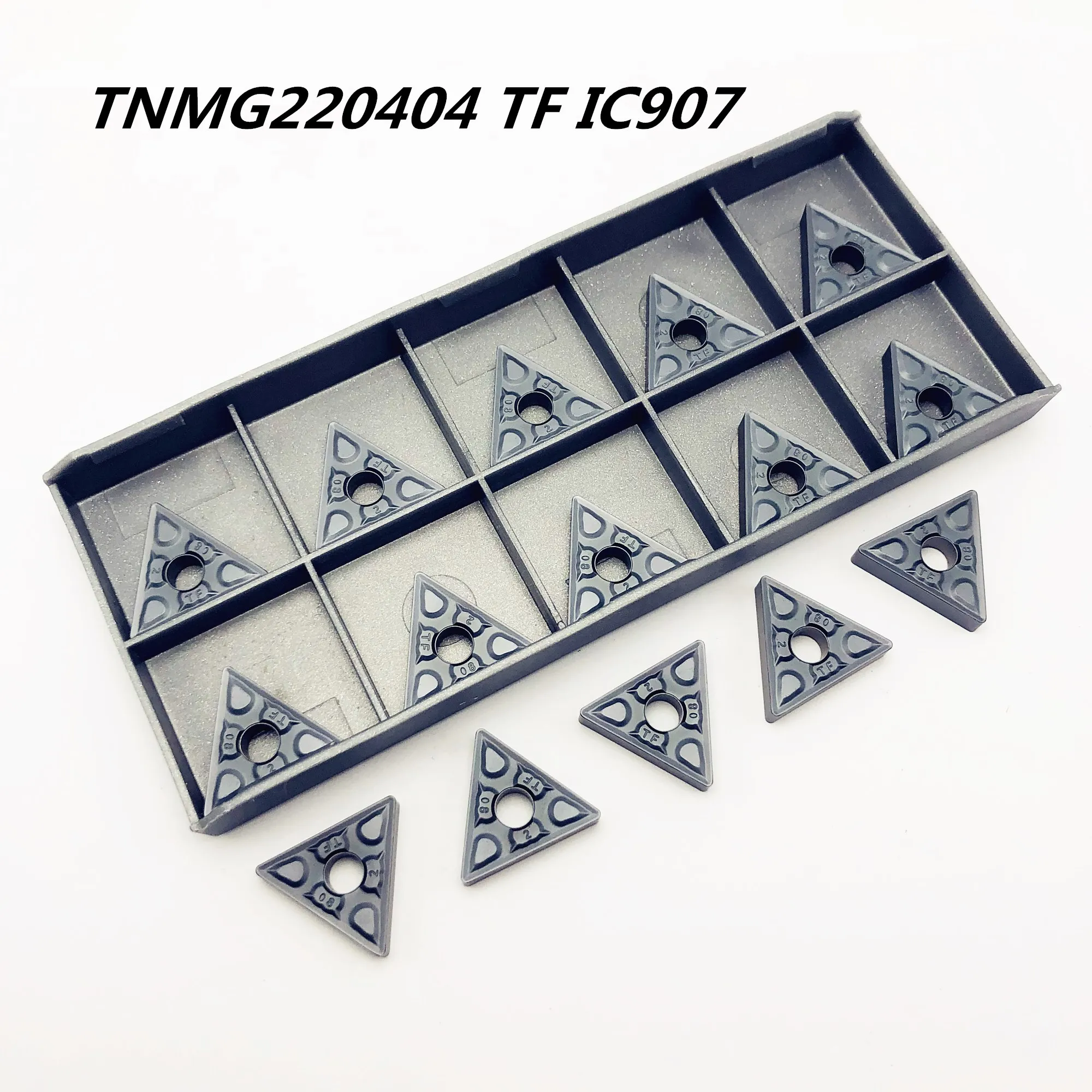 

20PCS New TNMG220404 TF IC907 High Precision External Turning Tool Carbide Insert Lathe Tool Tokarnyy Metal Turning Insert