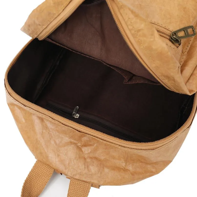 Винтажный женский рюкзак, высокое качество, водоотталкивающая дорожная сумка через плечо, kraftpaper, школьная сумка, рюкзак для подростков, mochila