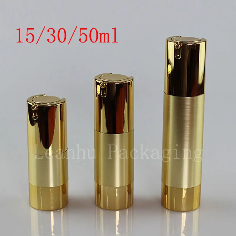 エアレス化粧品容器 エアレスポンプ付きコンテナ 化粧品ボトル ゴールド Packaging For Cosmetics Cosmetic Packagingairless Cosmetic Packaging Aliexpress