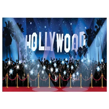 

Hollywood Vinyl backdrop Photography Photo Studio background Prop 9X6FT