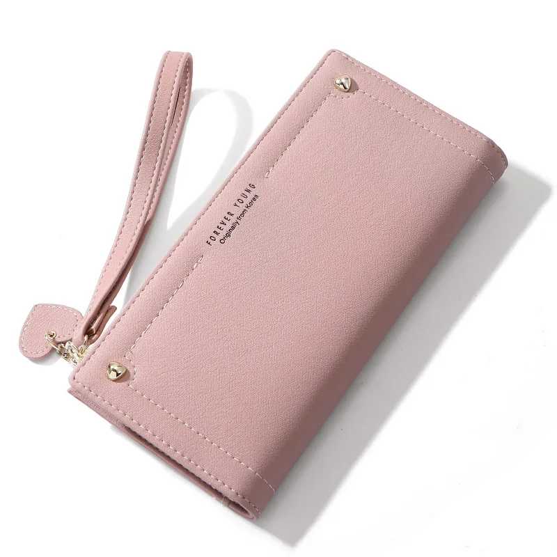 Simple Women Wallets Female Purses Leisure Purse Long Section Top Quality Clutch Wallet Soft PU Leather Money Bag Carteras