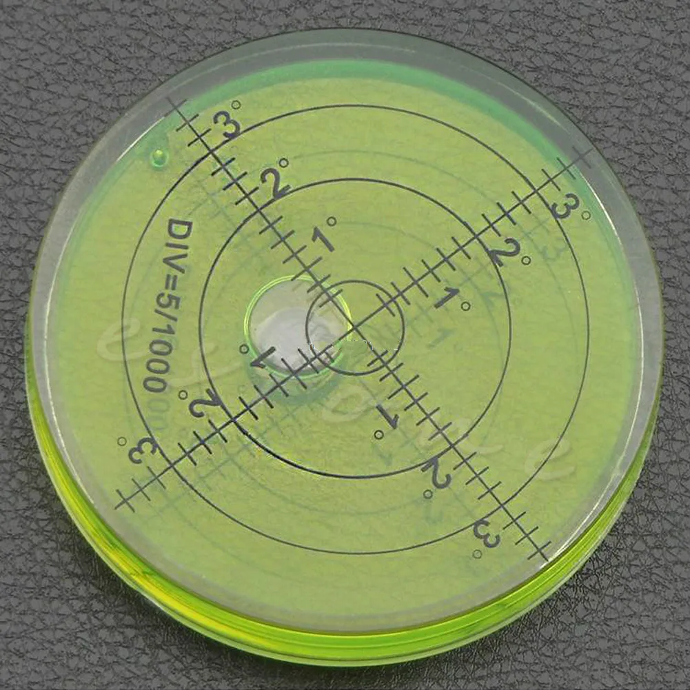60 мм * 12 мм PMMA Spirit Bubble Degree Mark поверхностный уровень круглый для измерительного инструмента