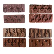 Шоколадная форма Кондитерская форма леденцы силиконовая форма для выпечки 1 шт конфеты Высокое качество Популярные силиконовые украшения торта леденец