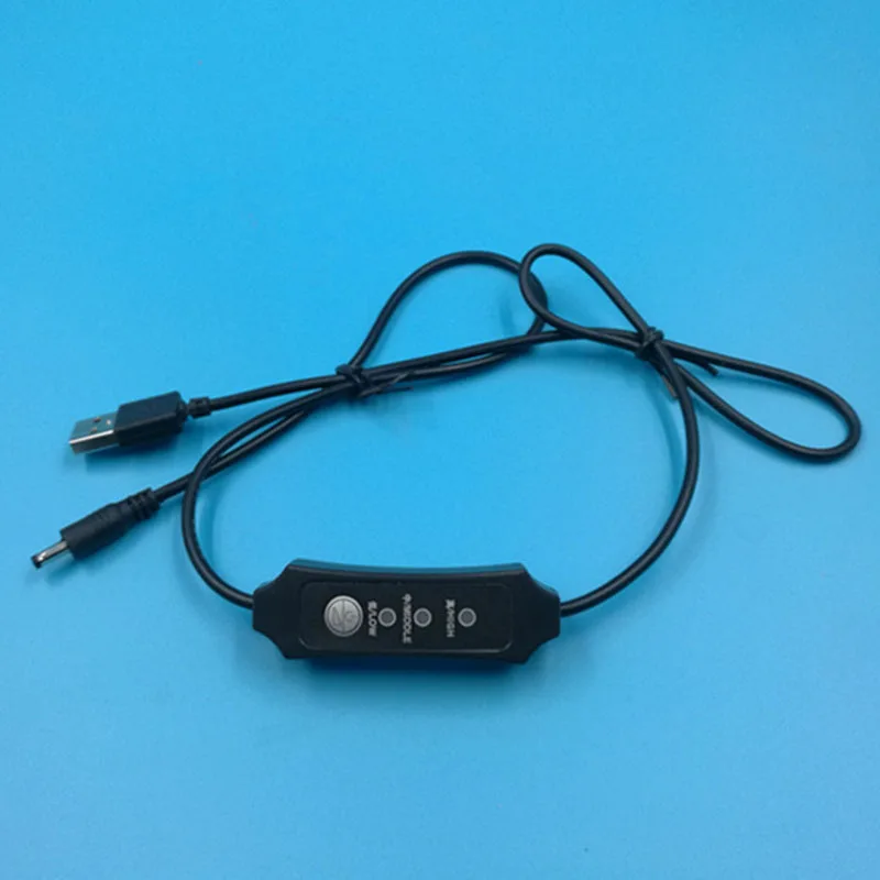 

USB Thermostat Temperature Control Push Button Switch Timer Third Gear With LED Light Line 5V 2.5A