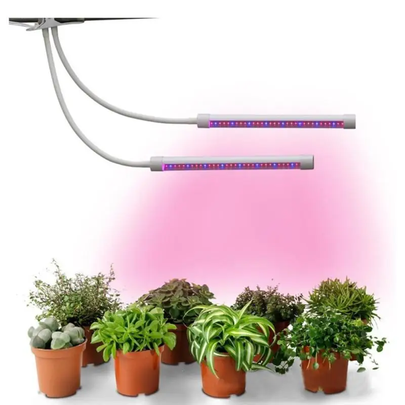 

Dimmable Plant Grow Lamp Full Spectrum Dual Head Energy Saving Vegetable Flower High Yield Hydroponic Led Indoor Grow Light Z3