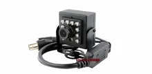 MINI Menu OSD cctv câmera de Vigilância de Alta Definição AHD720P/960 P/1080 P IR 10 luz LED infravermelho Câmera de Vídeo de visão noturna