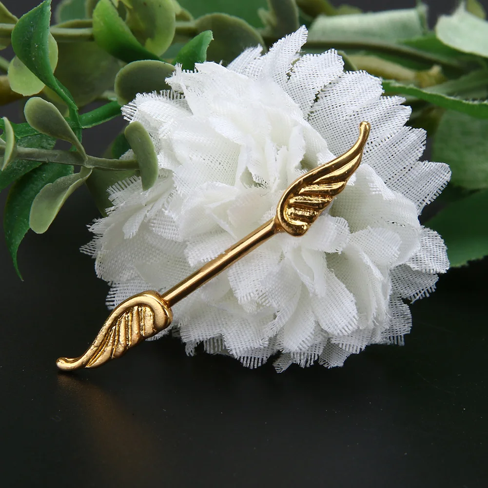 Buy Angel Wings Nipple Ring Balanced Wings Dangle Piercing 2018 Fake Piercing