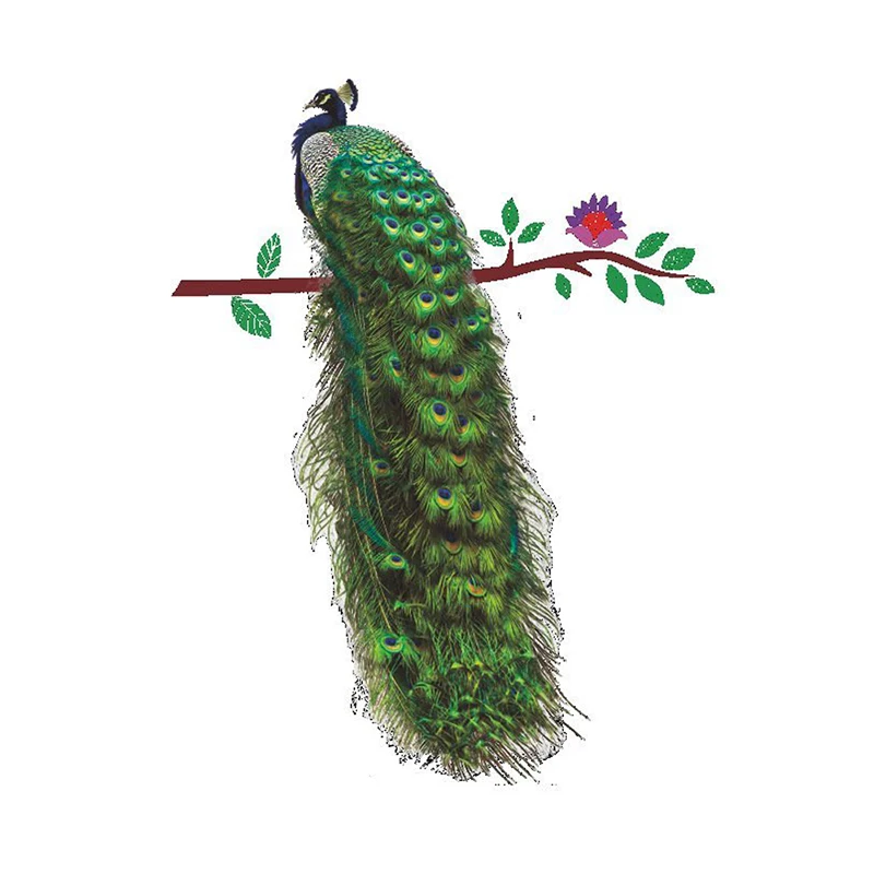 

Beautiful Peacock Removable Mural Wall Sticker for Children Kids Bedroom Decor Decoration