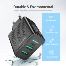 FLOVEME двойной USB мобильный телефон зарядное устройство 5 В 2.4A Быстрая зарядка настенное зарядное устройство адаптер ЕС вилка Мобильный телефон для iphone samsung huawei