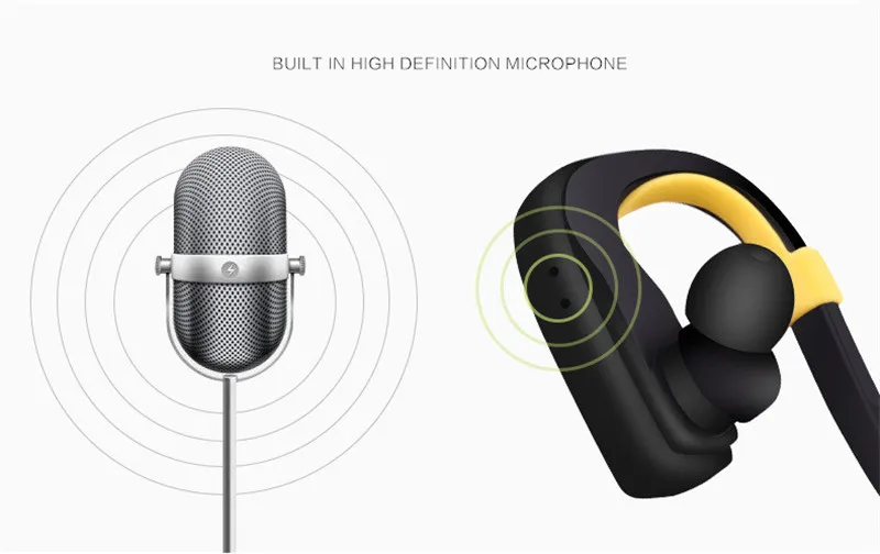 New Style Wireless Stereo 4.0 Bluetooth Headsets sweatproof Noise Cancelling with Microphone Earplugs Neckband type PE12 (27)
