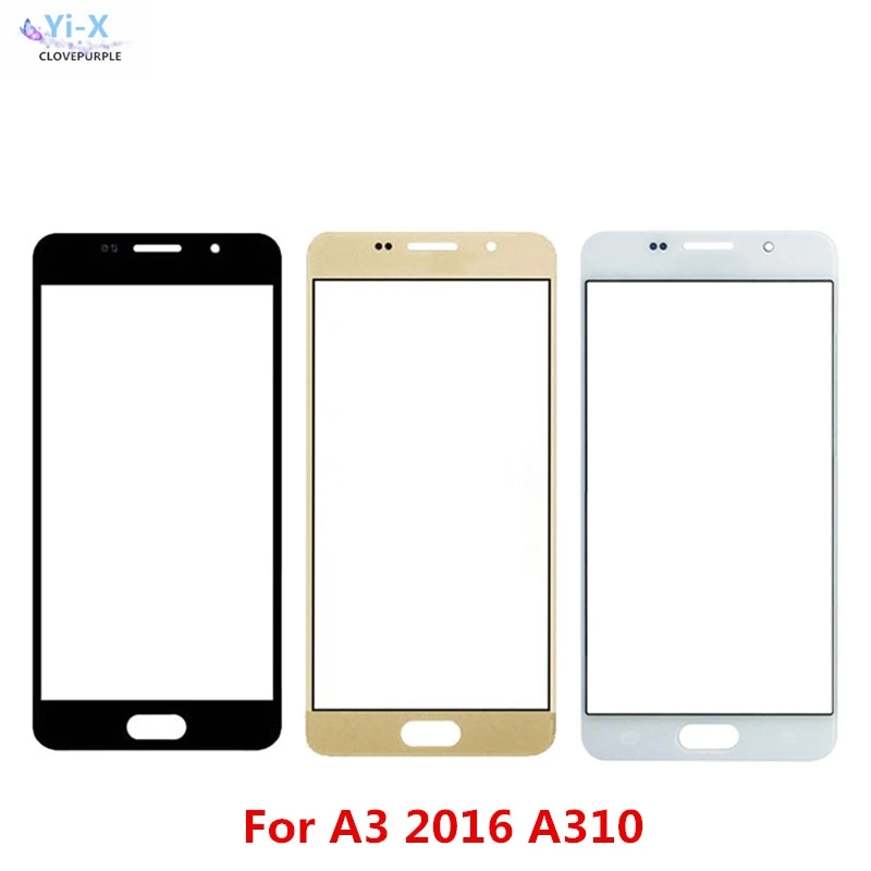 Сенсорный экран для Samsung Galaxy A3 2016 A310 передняя внешняя стеклянная верхняя линза