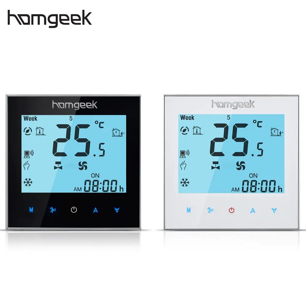 

Homgeek 110~240V Air Conditioner 2-pipe Thermostat with LCD DisplayRoom Temperature Controller Air Conditioner Parts