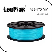 Worldwide Fast Delivery Direct Manufacturer 3D Printer Material 1 kg 2.2 lb 1.75mm Fluorescent Blue ABS Filament