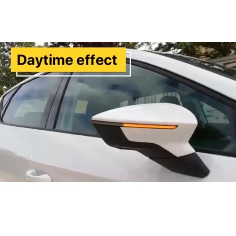  Dynamic LED Blinker Indicator Mirror Turn Light Signal Repeater Suitable for Seat Leon SC MK3 5F Ib - 32983786392