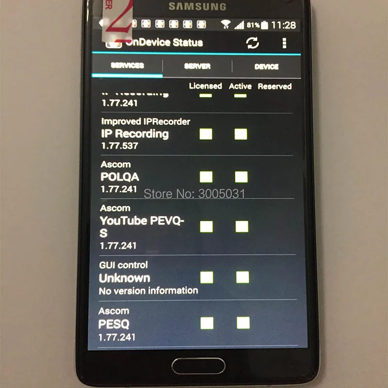dhl+ Note4 N910G с карманом tems, поддержка тестирования CA и volte, поддержка polqa и qesq, все тесты в социальных сетях