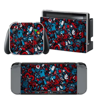 

NS NX Accessories, Vinyl Skin Sticker for Nintendo Switch Console Protector Cover Decal Vinyl Skin for Skins Stickers 0049