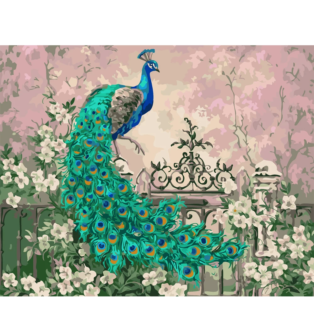 

YANXIN DIY Framed Painting By Numbers Oil Paint Photo Wall Art Digital Pictures Painting Decor For Home Decoration Gifts C078
