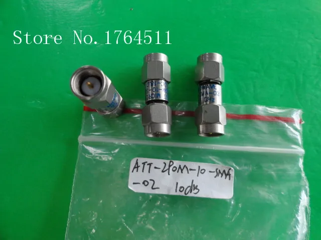 

[BELLA] MIDWEST ATT-290M-10-SMA-02 18GHz 10dB 2W SMA coaxial fixed attenuator --2PCS/LOT