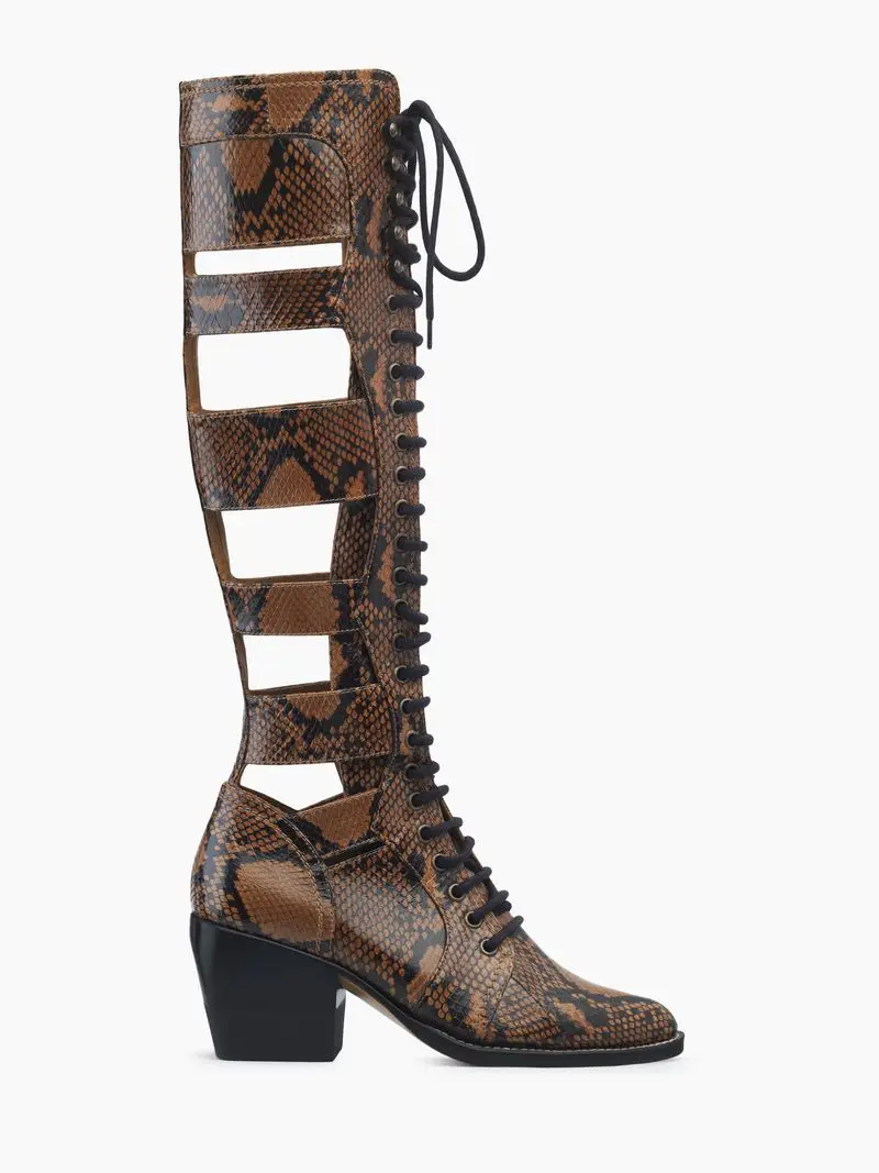 Western Short snakeskin Schuhe Kniehohe khaki black Long Motorrad Damen Lace blue Ferse Chunky Long Long Schnalle Beige Cowboy Stiefel Sommer Up Reiten Short Gladiator white Frauen Short Lange AtxqwR8g