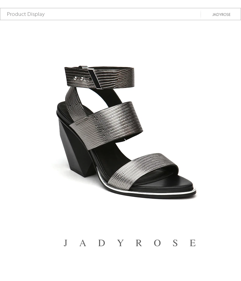 Jady Роза летние сандалии в гладиаторском стиле 9 см на высоком каблуке необычной формы Для женщин насосы натуральной Кожаные сандалии