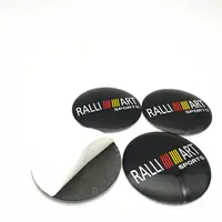 rim badge car styling 4pcs 56.5mm Ralli Art logo aluminum car emblem Wheel Center Hub sticker Rim badge Car styling For Mitsubishi Ralliart sports (3)