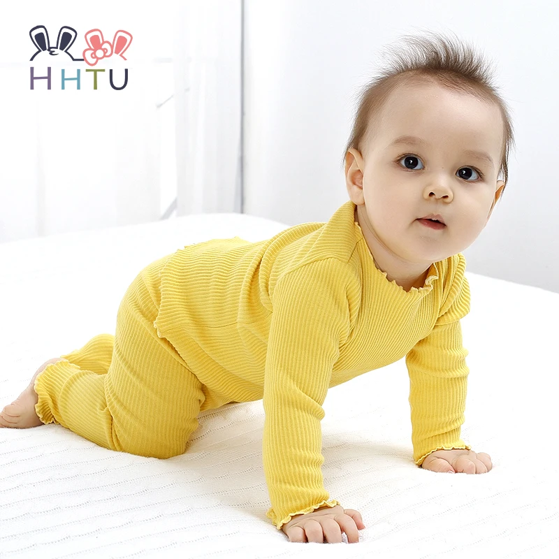 ﻿Buy HHTU 2017 Newborn Autumn Baby Boys Girls Children Suits Cotton