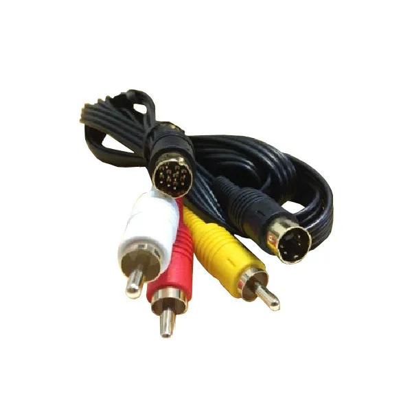 

S-Video AV RCA Video Audio Composite TV Adapter Cable Retro-bit for Sega Saturn