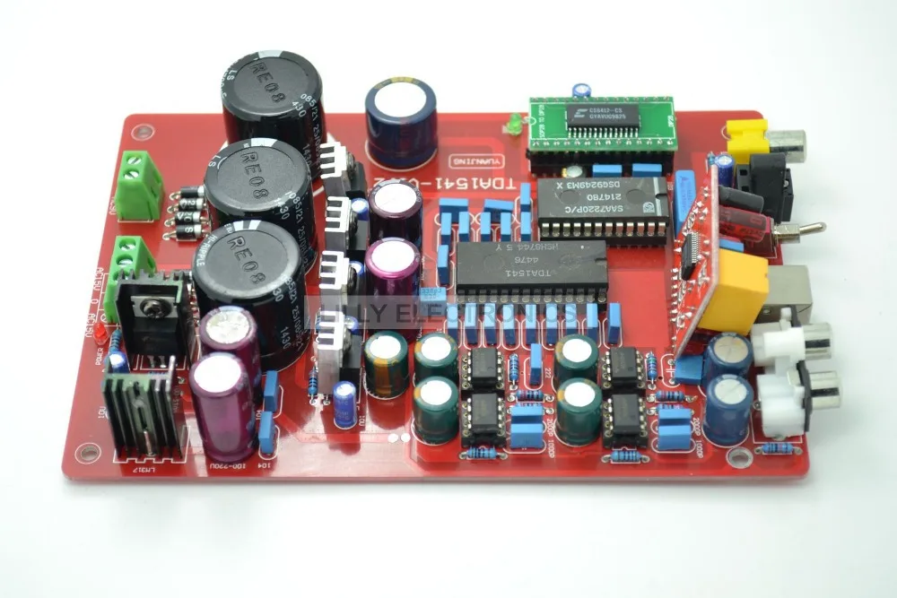 TDA1541 + SAA7220 CS8412 NE5534 волоконно коаксиальный USB PCM2704 DAC Board AC15 0 15V 10W|usb coaxial|usb usbboard board |