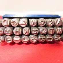 Ювелирные изделия, декорированные 27 шт. 10 мм заглавной буквы A-Z пуансон Комплект стальной пробойник, ювелирный инструмент штамп, ювелирные изделия, пресс-штамп