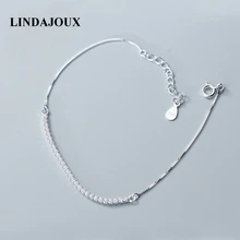 925 стерлингового серебра прозрачный Циркон инкрустация простой дизайн цепи браслеты для женщин серебро 925 ювелирные изделия подарок на день рождения девушки