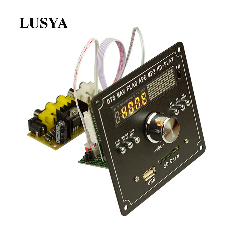 

Lusya MP3/MP4/MP5 Player DTS Lossless MTV HD Video Player Decode Board MP3 Decoder APE Player Bluetooth Audio Board T0110