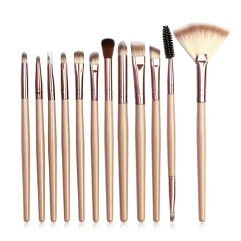 

12PCS New Makeup Brushes Makeup Brush Set With Professional Eyeshadow Brush Eyebrow Concealer Brush Kit Easy to Use