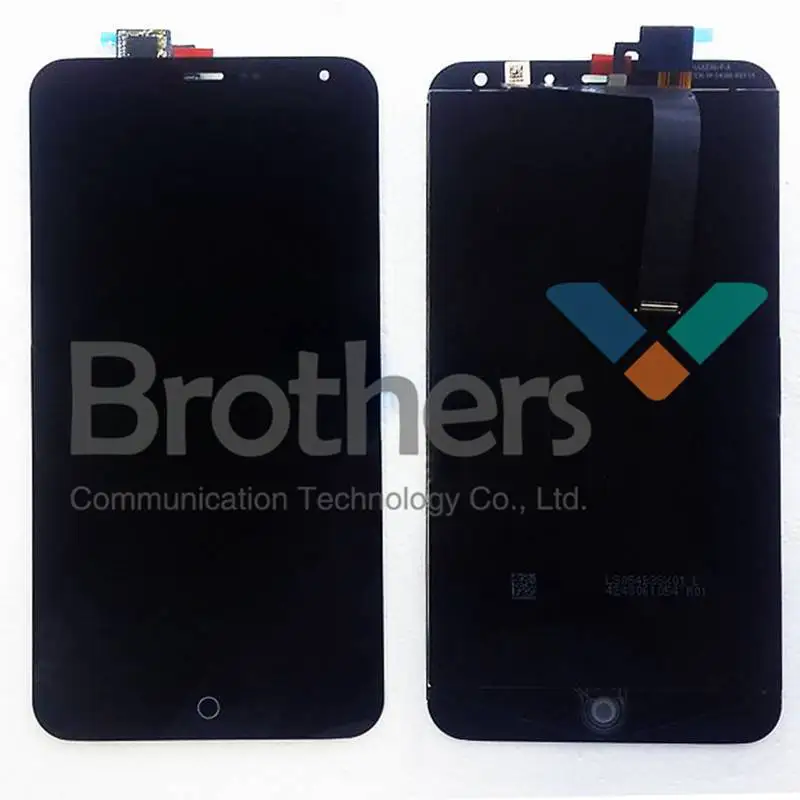 

High quality Black White LCD Display Screen Touch Digitizer Screen Complete Assembly For Meizu MX4 MX 4 Free Shipping