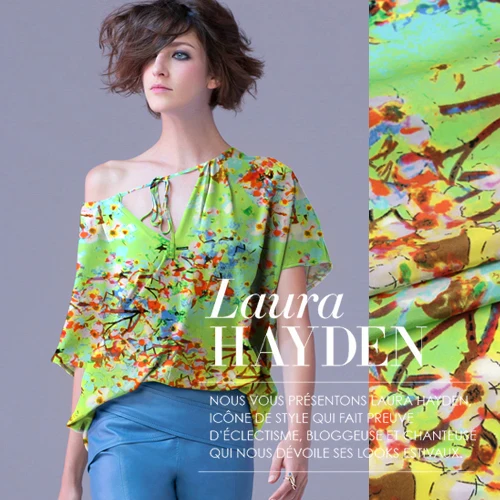 

PRINTED SILK CREPE DE CHINE 114cm width 14momme/100% Pure Mulberry Silk Fabric/Women Dress Laura Haydex atiku fabric