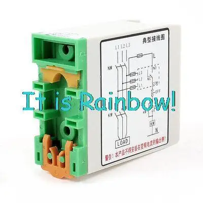 

Free Shipping AC 220V 1 NO 1 NC Phase Failure Phase Sequence Protect Relay JVR-220