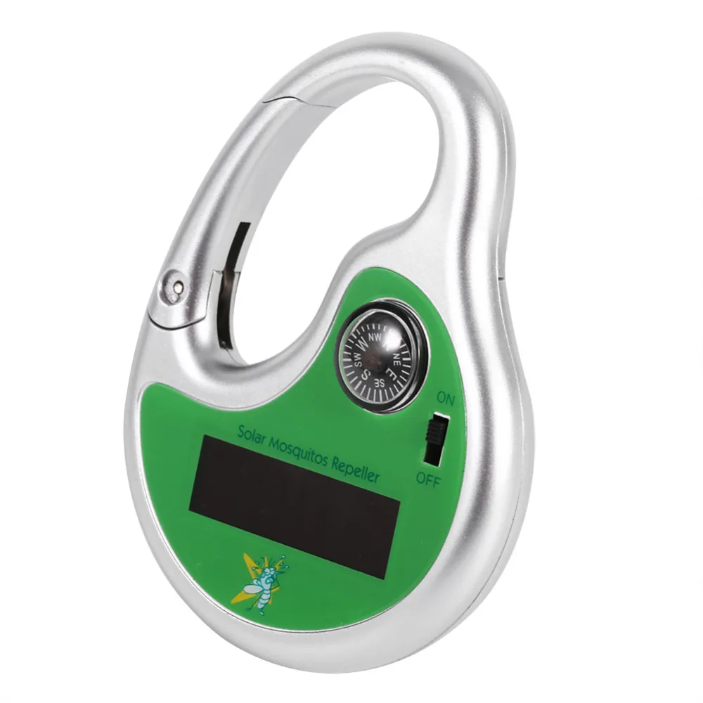 New Outdoor Portable Electronic Mosquito Repeller Hook Type Pest Repellers Solar Ultrasonic Mosquito Insect Killer With Compass Discounts Sale Pest Control
