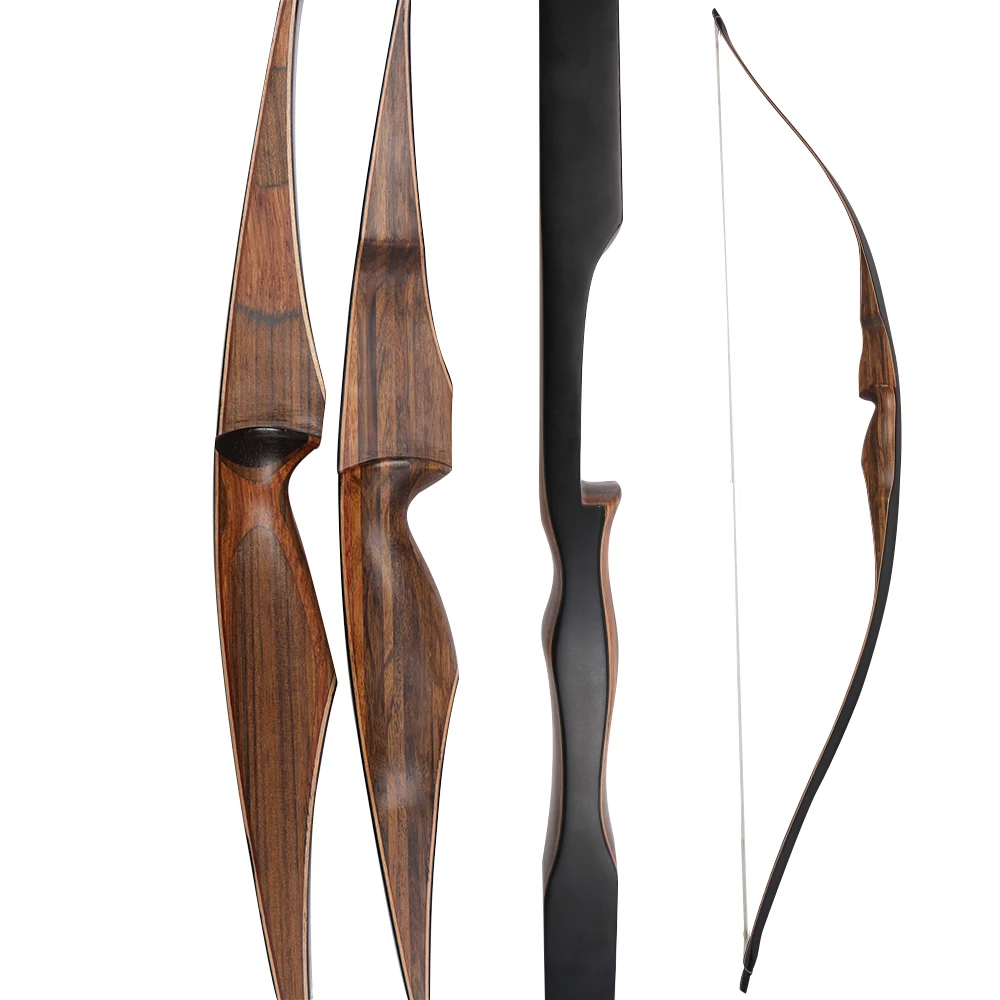 54 inch Handmade Archery Traditional Laminated wood Bow one piece