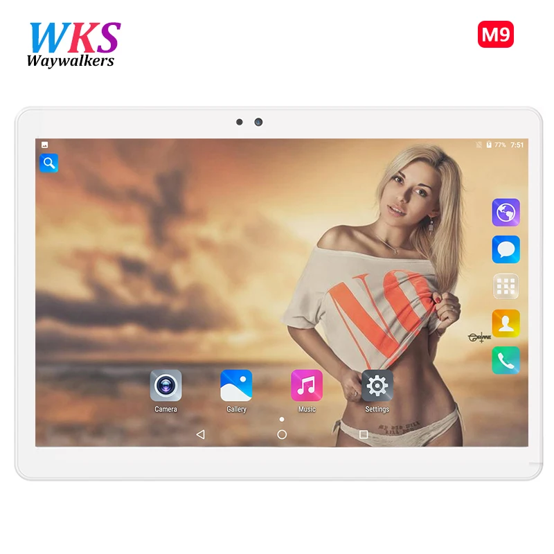 

WAYWALKERS New 10.1 inch Original Design Phone Call Android 7.0 Octa Core IPS PC Tablet WiFi 4G+64G 7 8 9 10 android Tablet PC