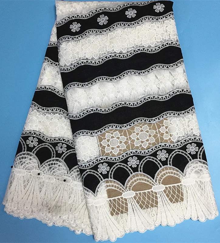 

High Quality African net Lace With beads, Nigerian Guipure Lace Fabric New 2017 French Tulle lace fabric.