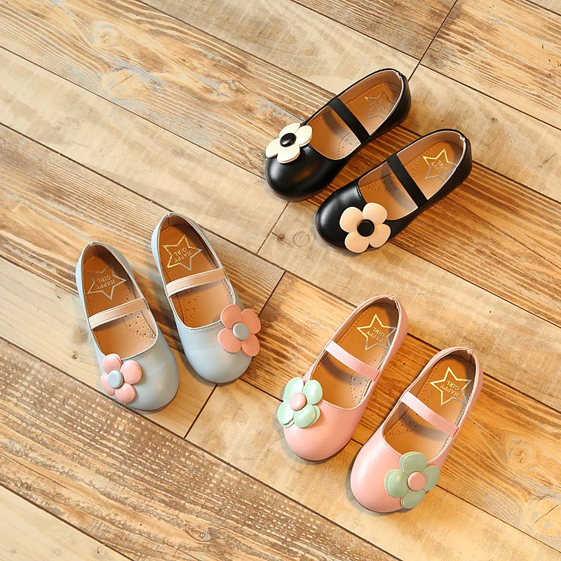 Children's Shoes Wholesale 2018 Spring New Style Fashion Girl Flower